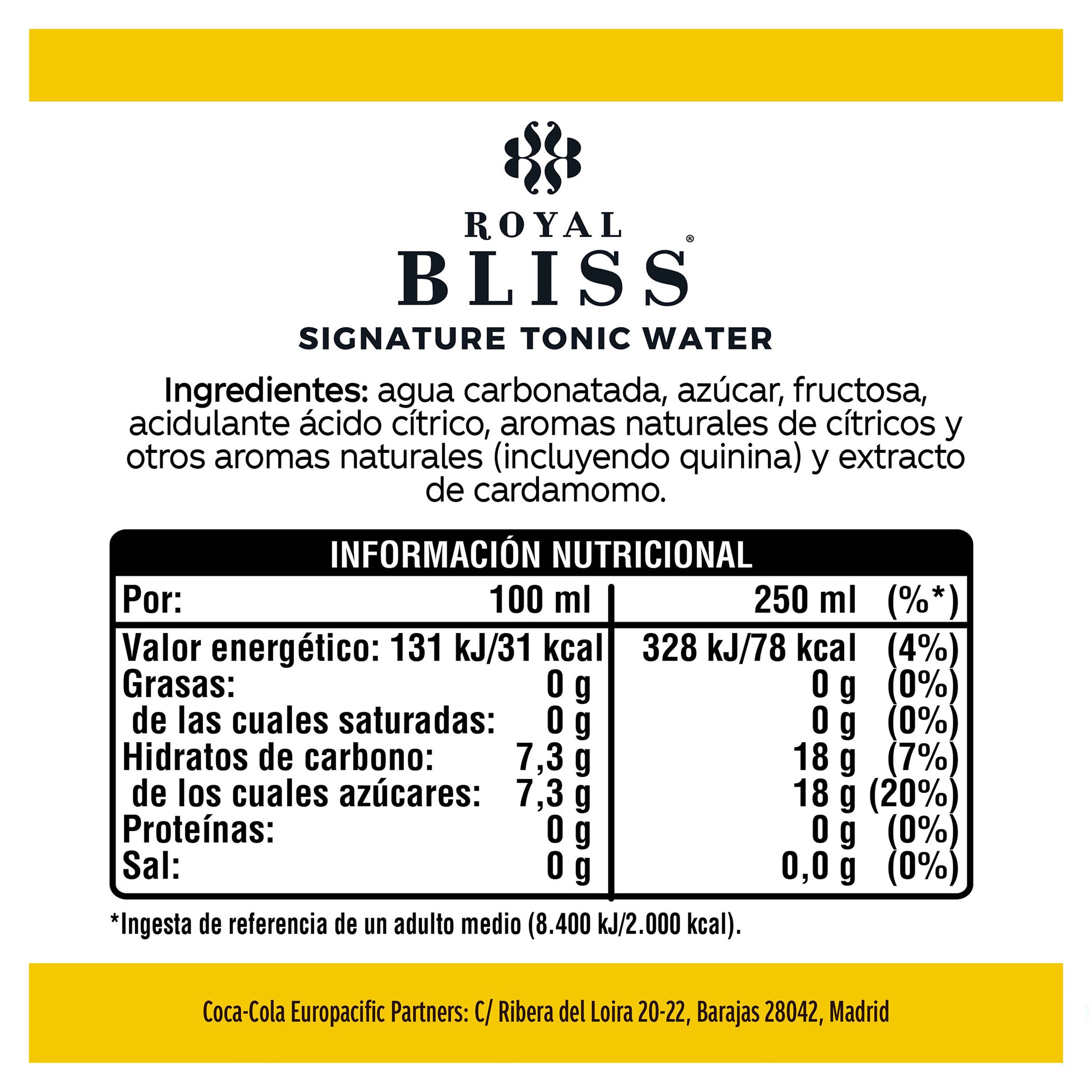 Tónica signature Royal Bliss 250 ml