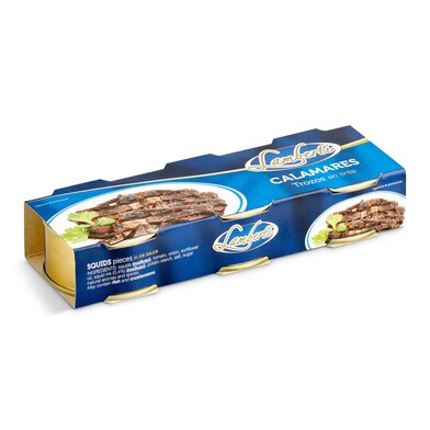 Trozos de calamar en su tinta Lamberti lata 3 x 51 g-0 Trozos de calamar en su tinta Lamberti lata 3 x 51 g-0