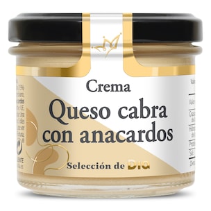 Crema de queso de cabra con anacardos Selección de Dia 110 g