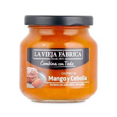 Chutney de mango y cebolla La vieja fabrica frasco 280 g-0 Chutney de mango y cebolla La vieja fabrica frasco 280 g-0