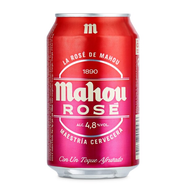 Cerveza Rosé Mahou Lata 33 Cl.