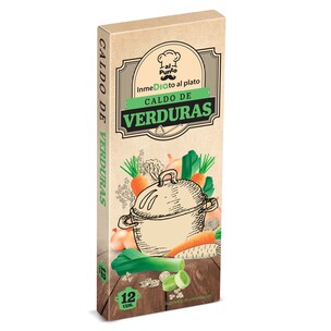 pastillas de caldo de verduras 12 unidades