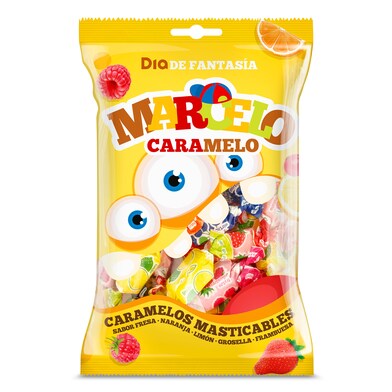 Caramelos masticables sabor a frutas Marcelo Caramelo de Dia bolsa 300 g-0