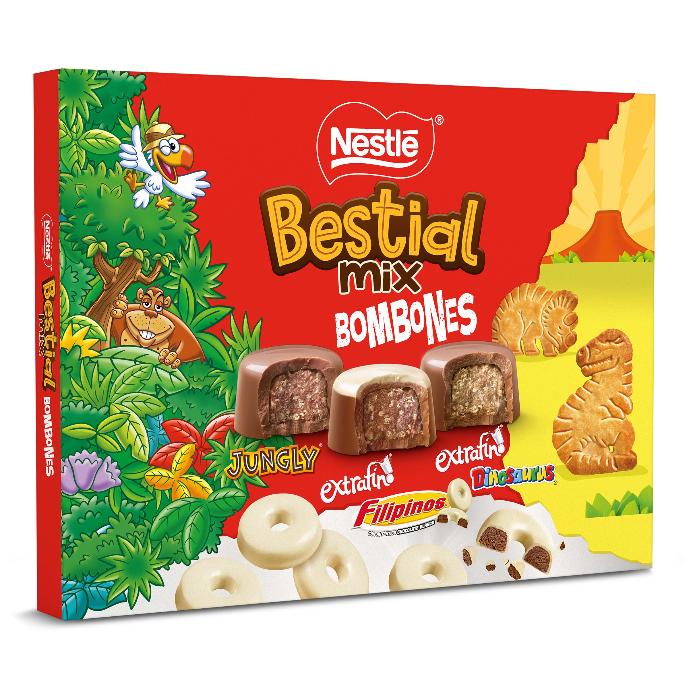 Bombones bestial mix Nestlé caja 187 g
