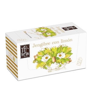 infusion de jengibre con limon 25 unidades