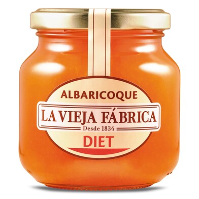 Mermelada de albaricoque diet La vieja fabrica frasco 280 g-0