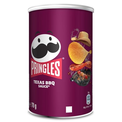 Patatas fritas barbacoa Pringles bote 70 g-0 Patatas fritas barbacoa Pringles bote 70 g-0