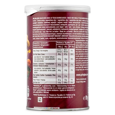 Patatas fritas sabor barbacoa Pringles bote 70 g-1 Patatas fritas sabor barbacoa Pringles bote 70 g-1