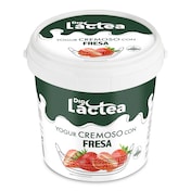 Yogur cremoso con fresa Dia Láctea tarrina 1 Kg