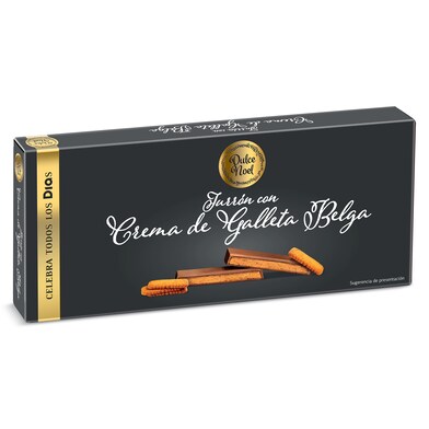 Turrón con crema de galleta belga Dulce Noel Dia caja 150 g-0 Turrón con crema de galleta belga Dulce Noel Dia caja 150 g-0