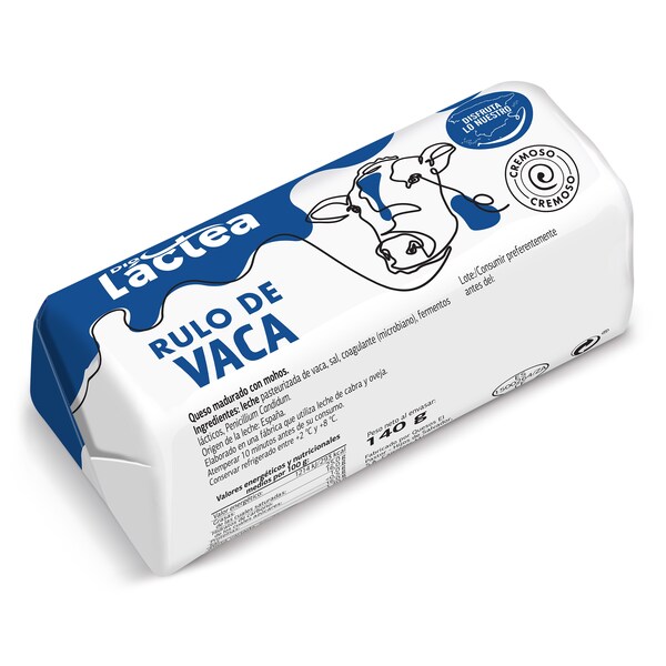 Rulo De Queso De Vaca Dia Lactea 140 Gr.