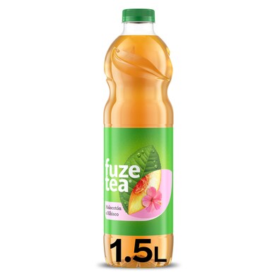 Refresco de té de melocotón e hibisco Fuze tea botella 1.5 l-0 Refresco de té de melocotón e hibisco Fuze tea botella 1.5 l-0