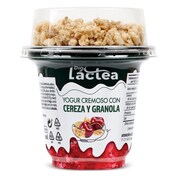 Yogur cremoso con cereza y granola Dia Láctea vaso 230 g