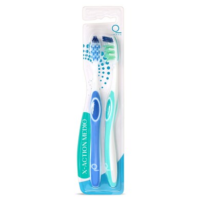 Cepillo de dientes x-action medio Imaqe de Dia blister 2 unidades-0 Cepillo de dientes x-action medio Imaqe de Dia blister 2 unidades-0