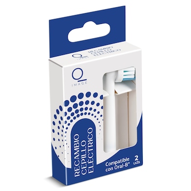 Recambios cepillo dental eléctrico Imaqe de Dia blister 2 unidades-0
