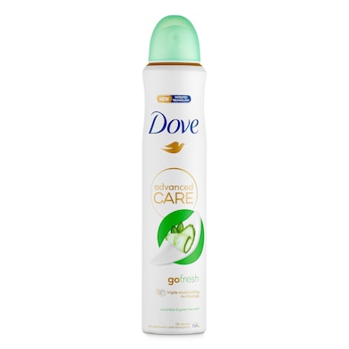Desodorante go fresh pepino y té verde Dove spray 200 ml-0
