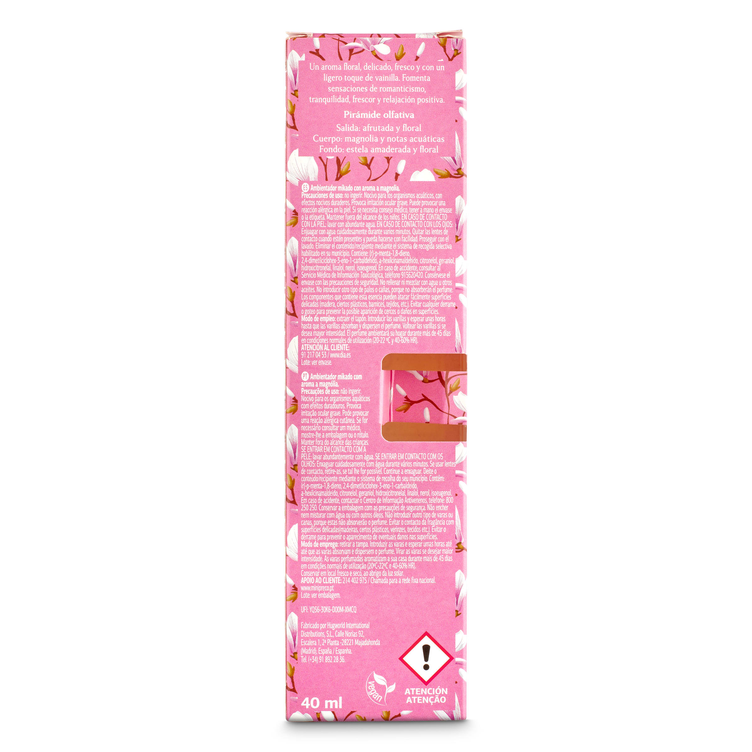 Ambientador mikado magnolia Dia Imaqe 40 ml