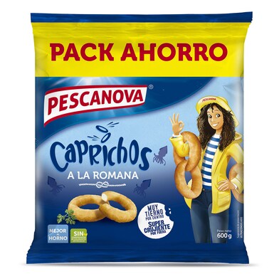 Caprichos de calamar a la romana Pescanova bolsa 600 g-0 Caprichos de calamar a la romana Pescanova bolsa 600 g-0