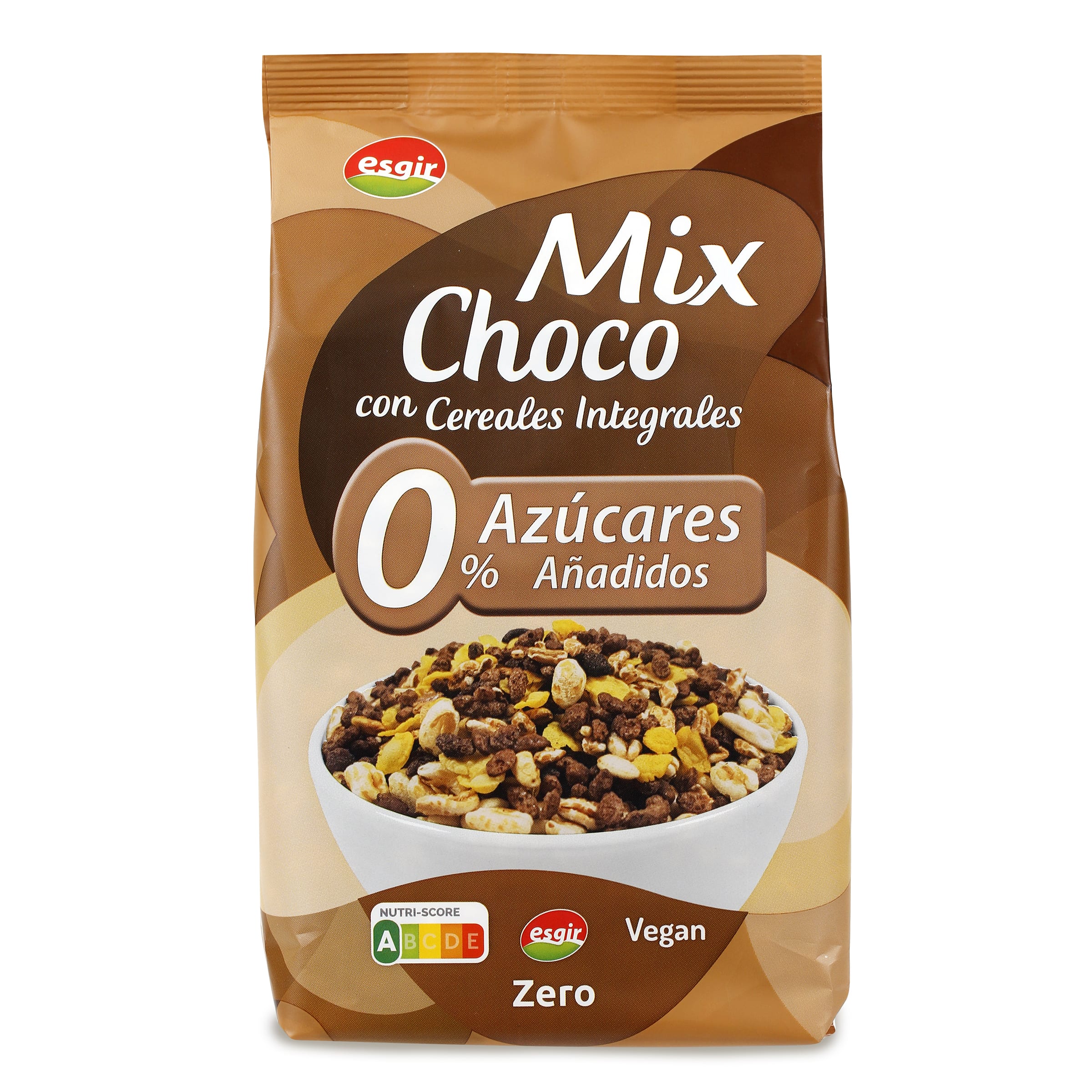 Cereales integrales 0% azúcares añadidos mix choco Esgir 250 g
