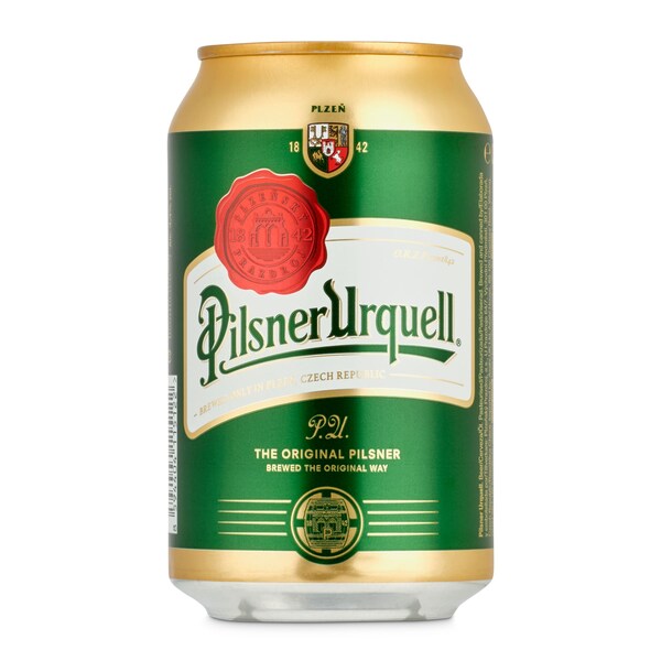 Cerveza Rubia Pilsner Urquell Lata 33 Cl.