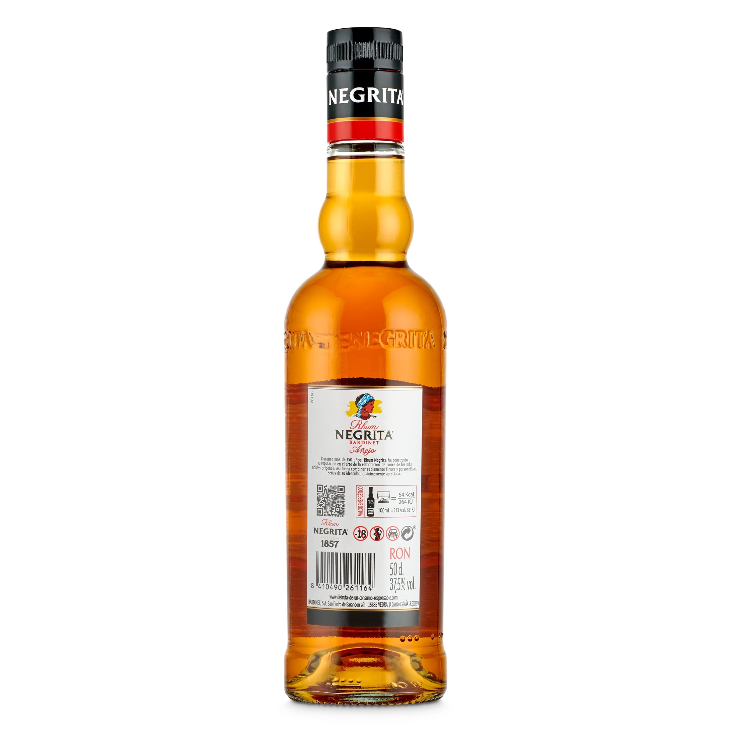 Ron añejo Negrita 50 cl