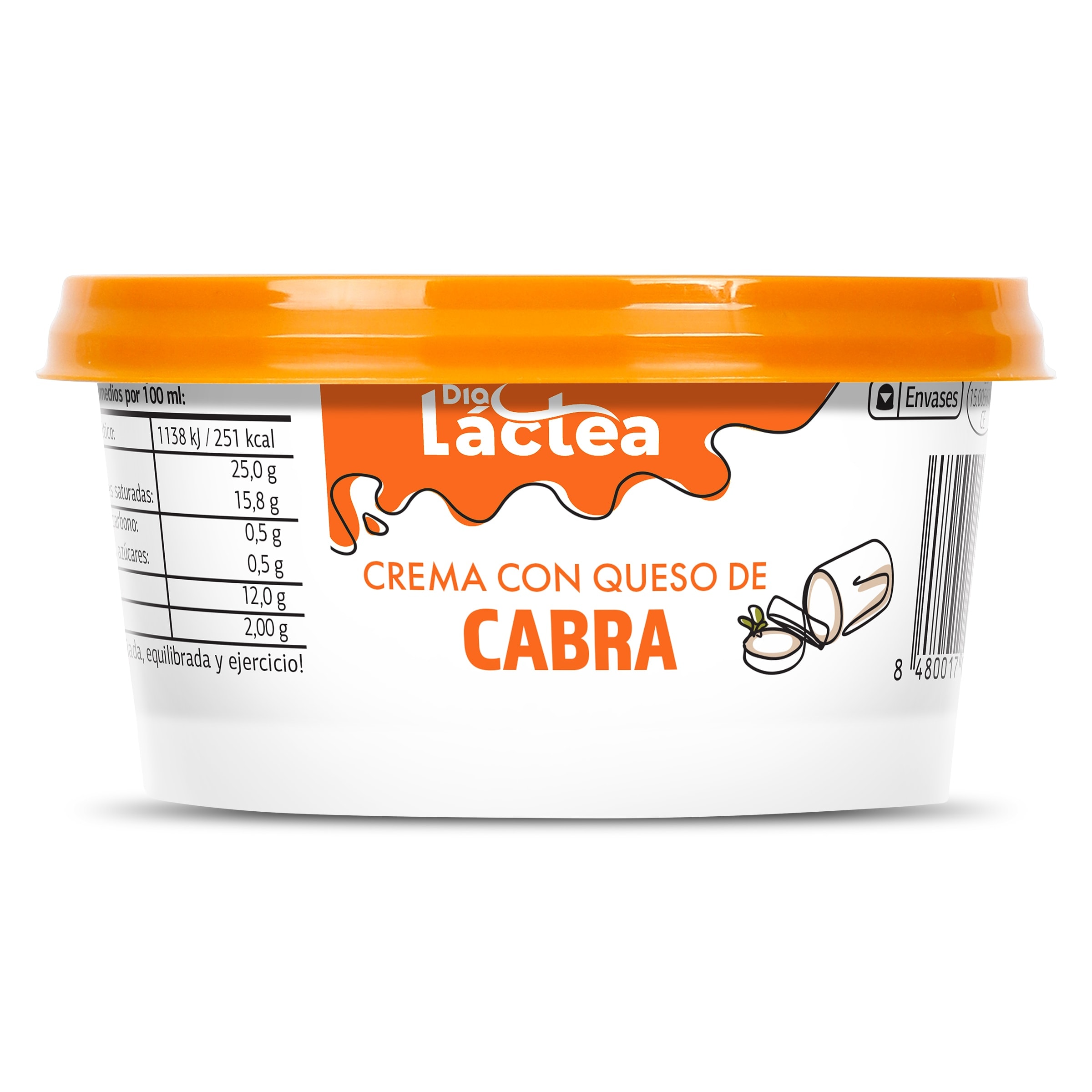 Crema de queso de cabra Dia Láctea 125 g