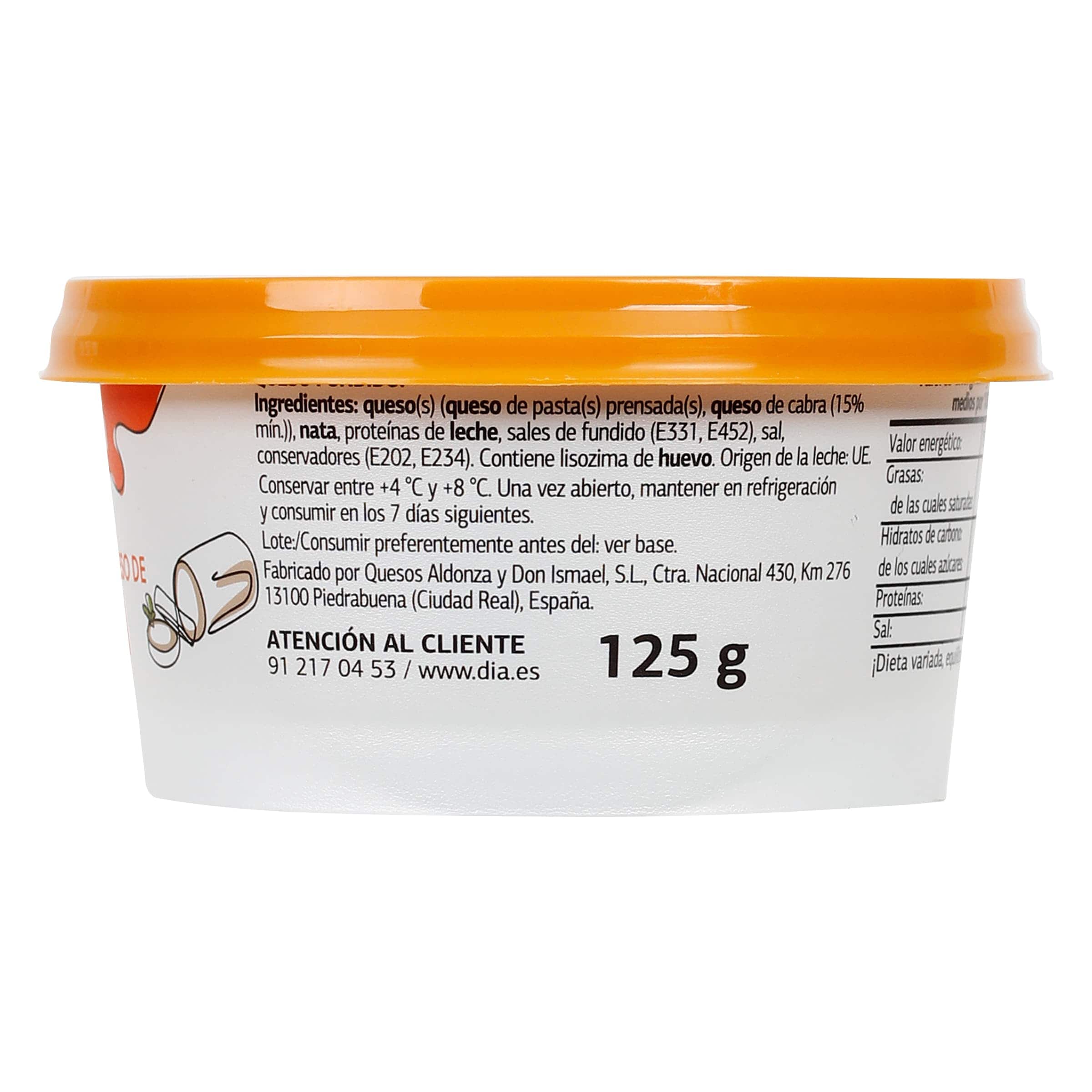 Crema de queso de cabra Dia Láctea 125 g
