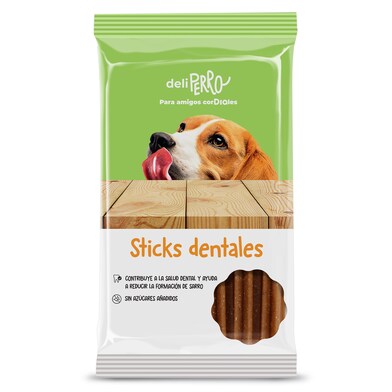Sticks dentales para perros Deliperro de Dia bolsa 180 g-0 Sticks dentales para perros Deliperro de Dia bolsa 180 g-0