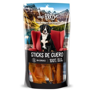 Snack para perros sticks de cuero natural  Deliperro de Dia bolsa 100 g-0