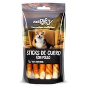 Snack para perros sticks de cuero con pollo Deliperro de Dia bolsa 80 g