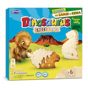 Galletas de cereales con chocolate blanco Artiach Dinosaurus caja 264 g