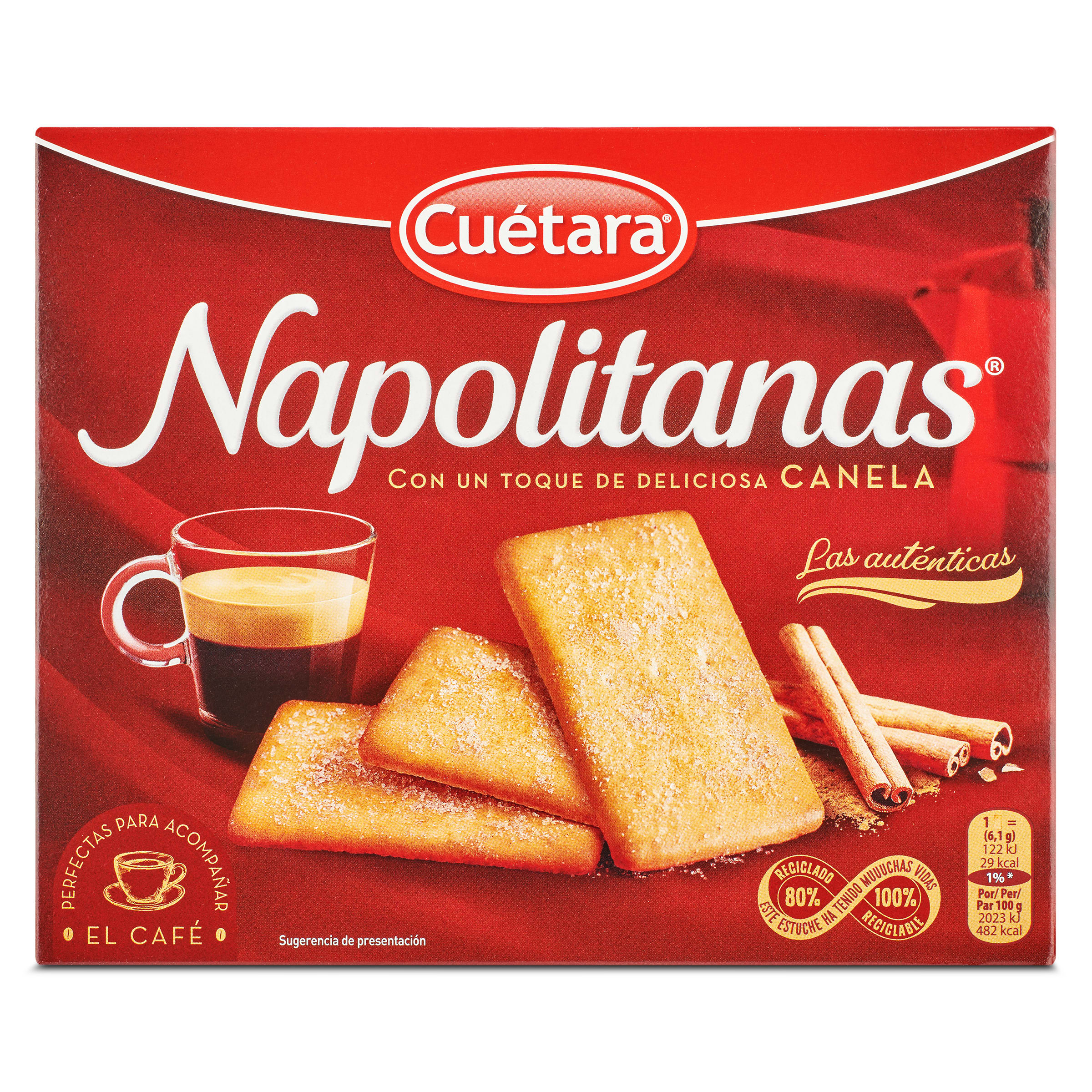 Galletas con canela Cuétara Napolitanas 426 g