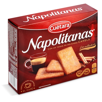 Galletas con canela Cuétara Napolitanas caja 426 g-0