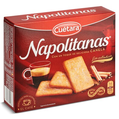 Galletas con canela Cuétara Napolitanas caja 426 g-0