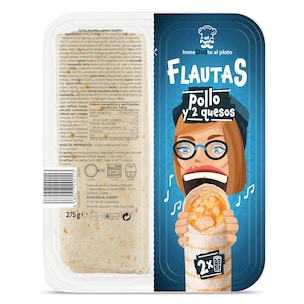 flautas de pollo y 2 quesos 275 g