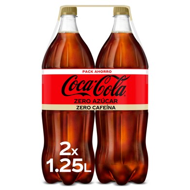Coca-Cola zero azúcar zero cafeína 2 x 1,25 L-0 Coca-Cola zero azúcar zero cafeína 2 x 1,25 L-0