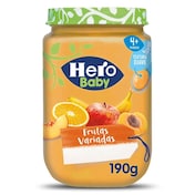 Puré de frutas variadas Hero frasco 190 g