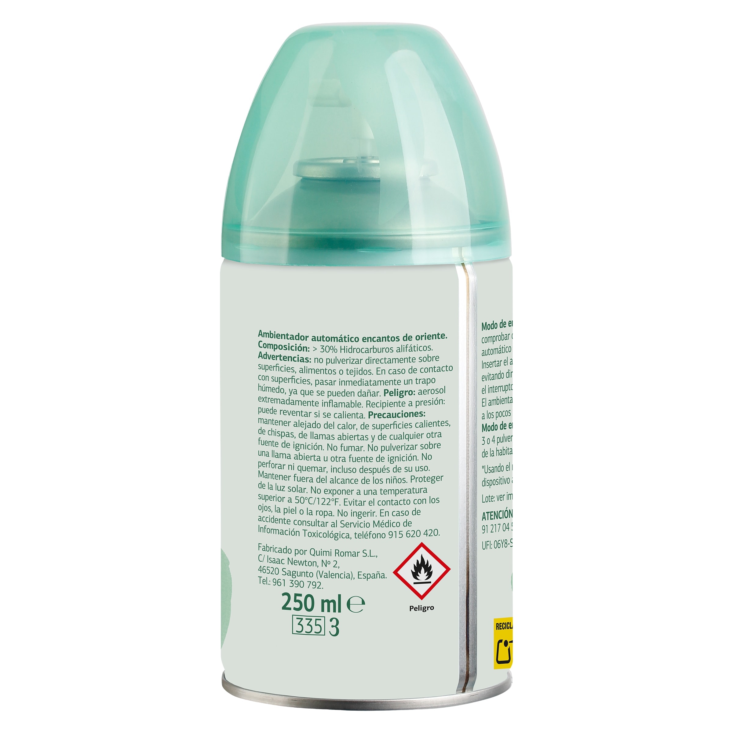 Ambientador y recambio automático encantos de oriente Dia Super Paco 250 ml