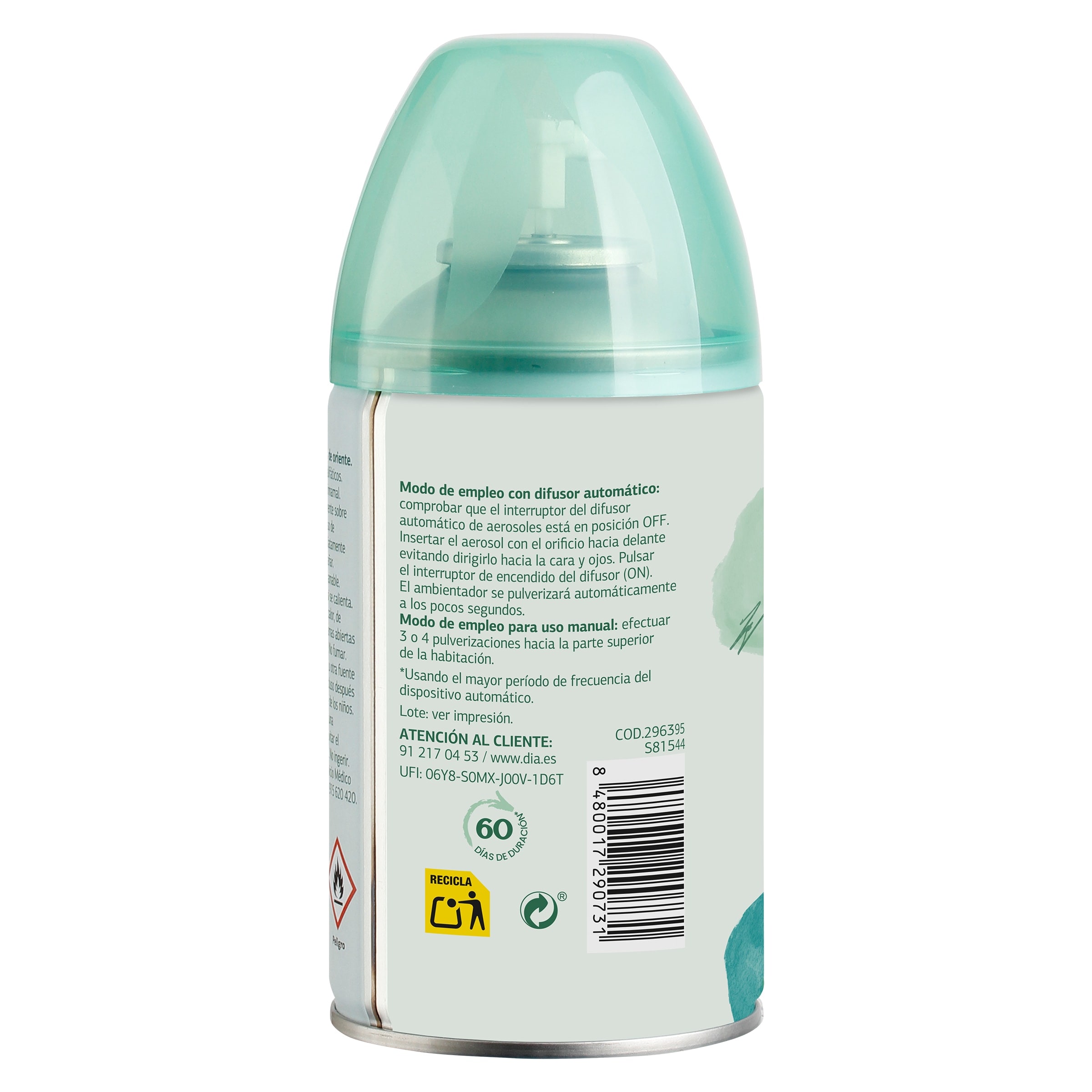 Ambientador y recambio automático encantos de oriente Dia Super Paco 250 ml