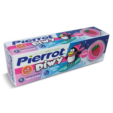 Pasta de dientes infantil fresa piwy + 2 años Pierrot tubo 75 ml-0 Pasta de dientes infantil fresa piwy + 2 años Pierrot tubo 75 ml-0