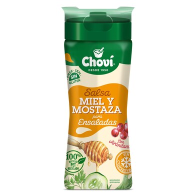 Salsa miel y mostaza para ensaladas Chovi bote 250 ml-0