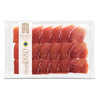 Jamón serrano gran reserva 50% duroc Boadas sobre 100 g-0