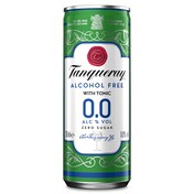 Gin & tonic 0,0 sin alcohol Tanqueray lata 250 ml