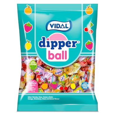 Caramelos masticables dipper ball Vidal bolsa 70 g-0