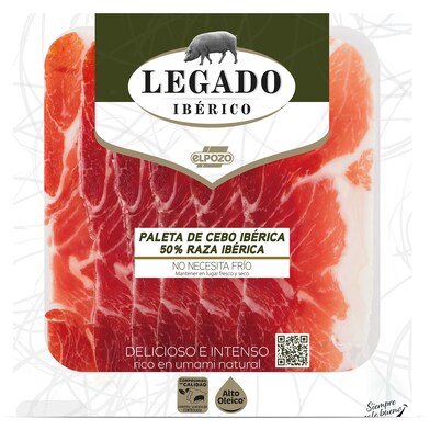 Paleta de cebo ibérica 50% Elpozo sobre 70 g-0