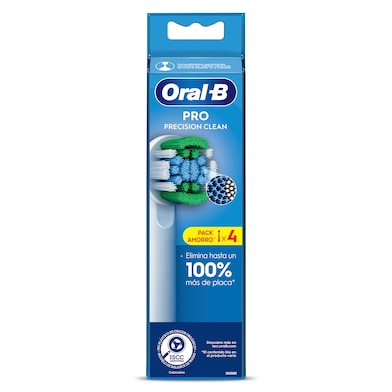 Cabezal de recambio para cepillo pro precision clean Oral-B blister 4 unidades-0