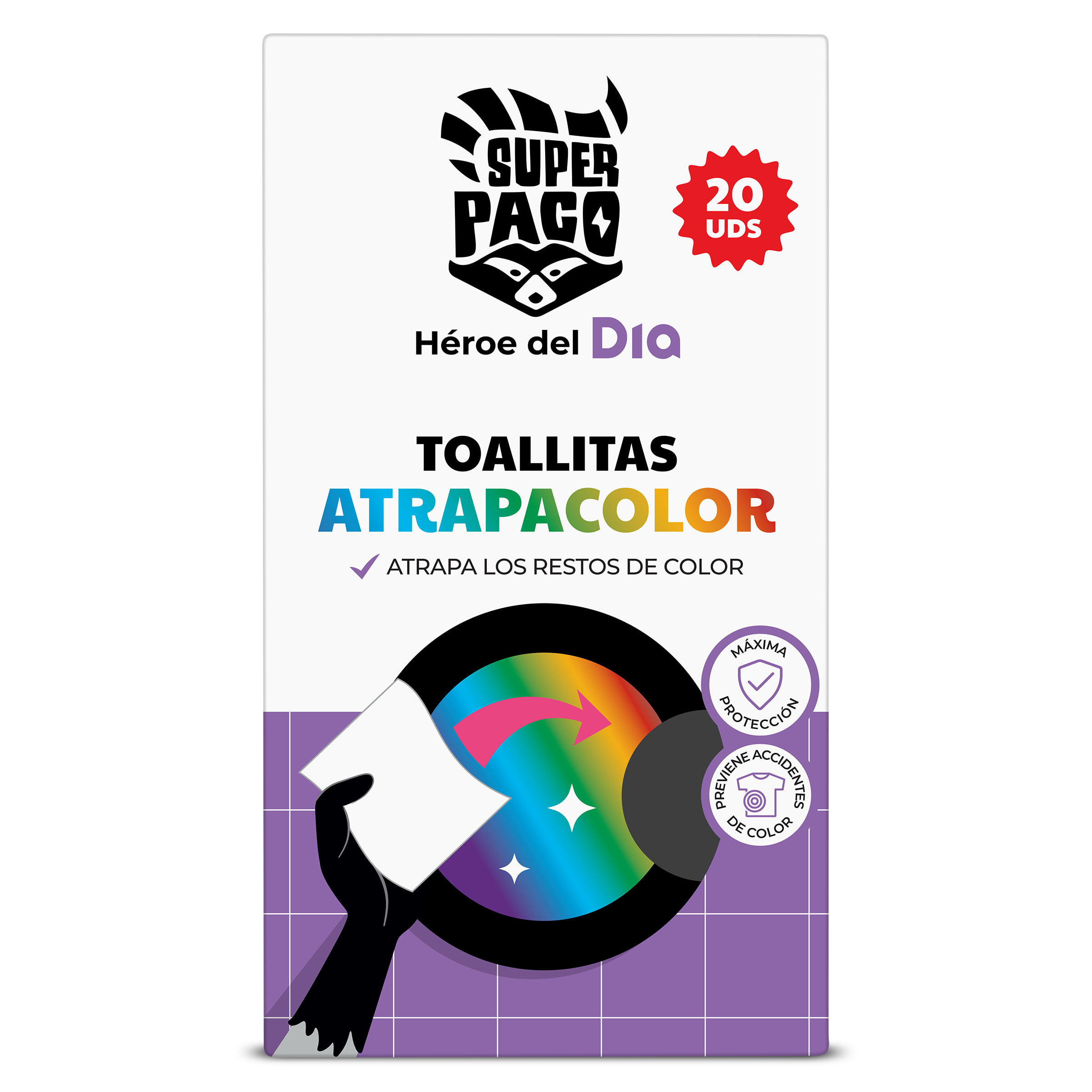 Toallitas atrapacolor Dia Super Paco 20 unidades