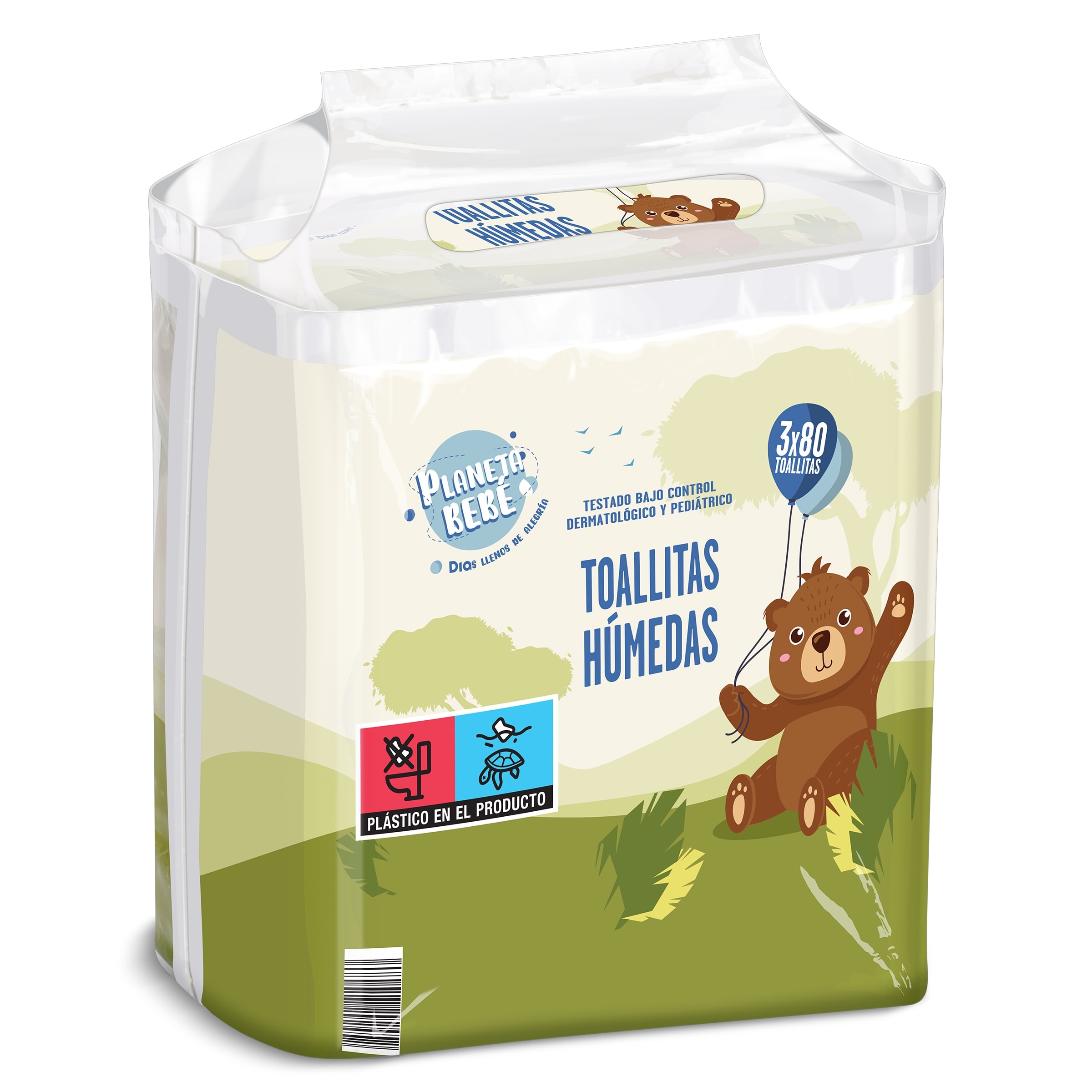 Toallitas para bebés aqua pure Dodot bolsa 3 x 48 g - Supermercados DIA