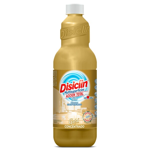 Limpiador Multiusos Concentrado Gold Disiclin Botella 900 Ml.