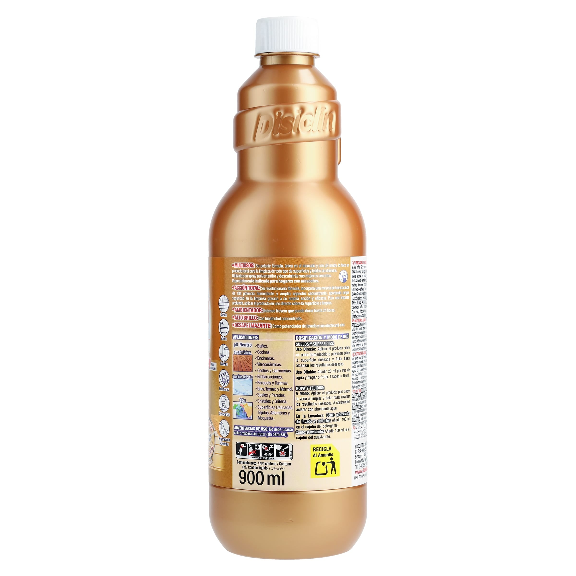 Limpiador multiusos concentrado gold Disiclin 900 ml